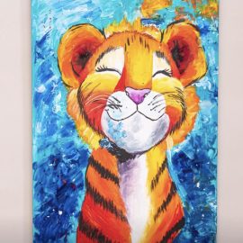 Quadro LITTLE TIGER SMILE - Monica Isoo