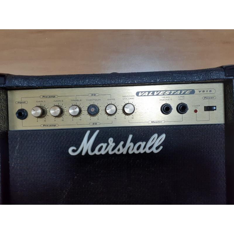 EXCELENTE AMPLIFICADOR PARA GUITARRA MARSHALL VALVESTATE VS 15