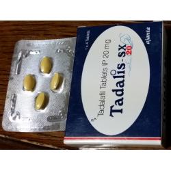 TADALIS SX 20MG / 4pilulas (cialis) + brinde