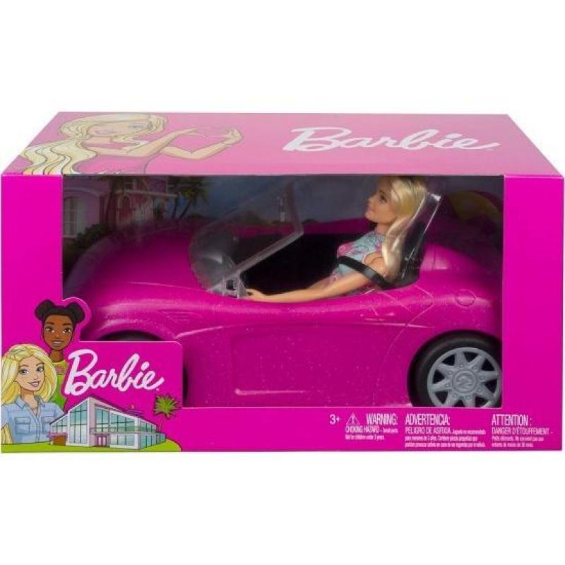 Boneca Barbie com conversível!