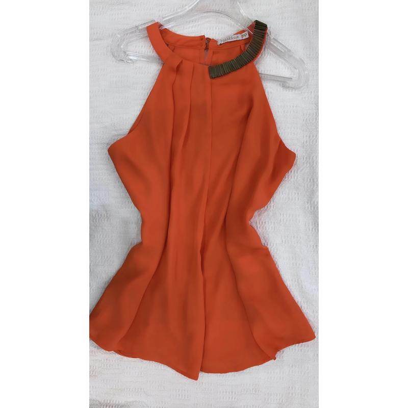 003000802 - TIGRARA BLUSA CAVA AMERICANA LARANJA