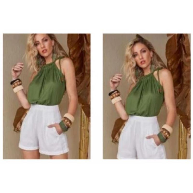 003000577 - TIGRARA BLUSA CAVA AMERICANA VERDE